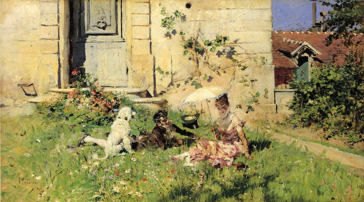 Spring by Giovanni Boldini, 1873
